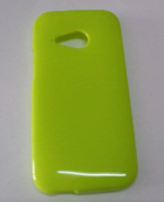 Силиконов гръб ТПУ гланц за HTC ONE Mini 2 M8 зелен
